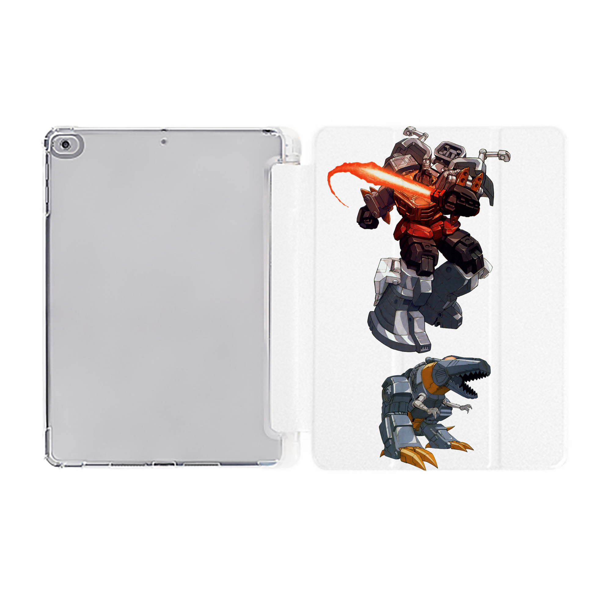 （画像用）  IPad ケース ペン収納付き 三つ折りスタンド PUレザー×シリコン 対応機種9.5/10.5/10.9インチ